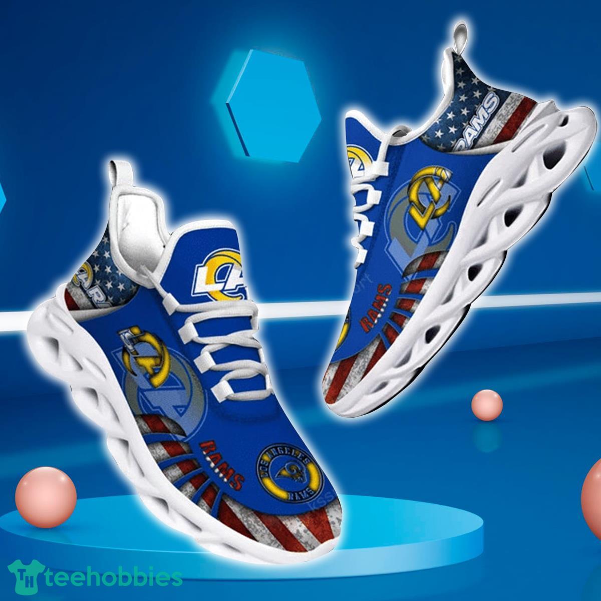 Los Angeles Rams Team Max Soul Shoes Running Sneakers For Fans Product Photo 1