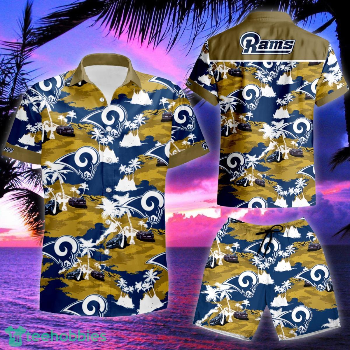 Los Angeles Rams Nfl Football Team For Fans Hawaiian Shirt & Short