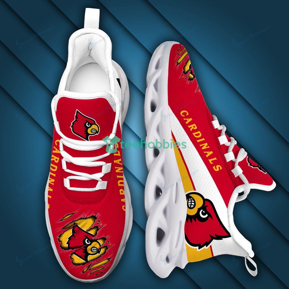 Louisville Cardinals Max Soul Shoes New Model Sneakers For Fans Product Photo 2