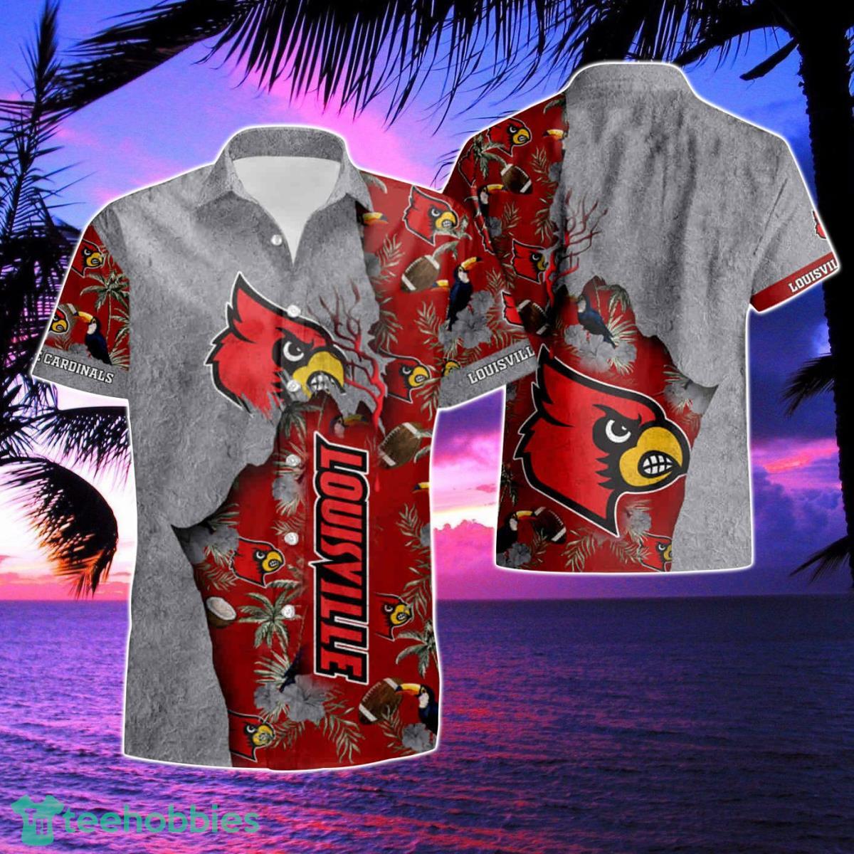 Louisville Cardinals NCAA God Hawaiian Shirt & Short