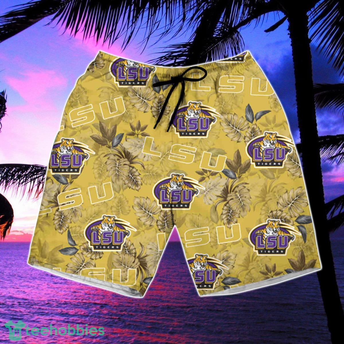 Lsu Hawaiian Shirt And Shorts Louisiana State University Aloha