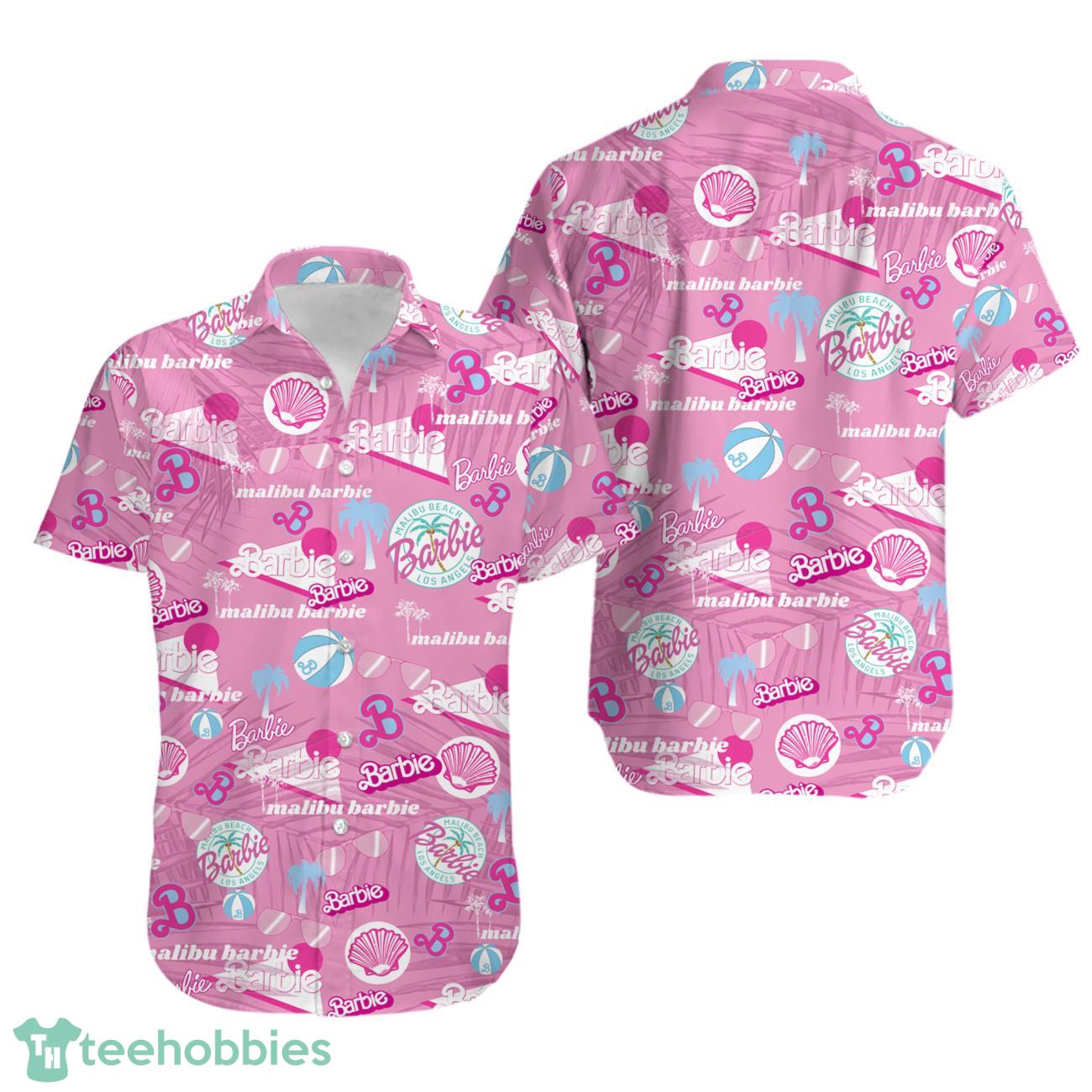 Malibu Beach Barbie Hawaiian Shirt Product Photo 1
