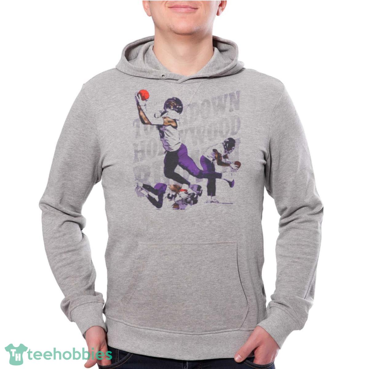 Marquise Brown Ravens Shirt - Grey Unisex Hoodie
