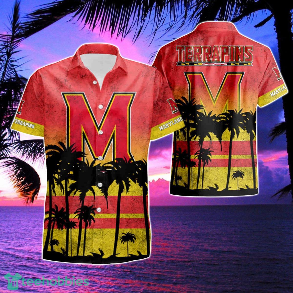 Maryland Terrapins Hawaiian Shirt & Short Product Photo 1