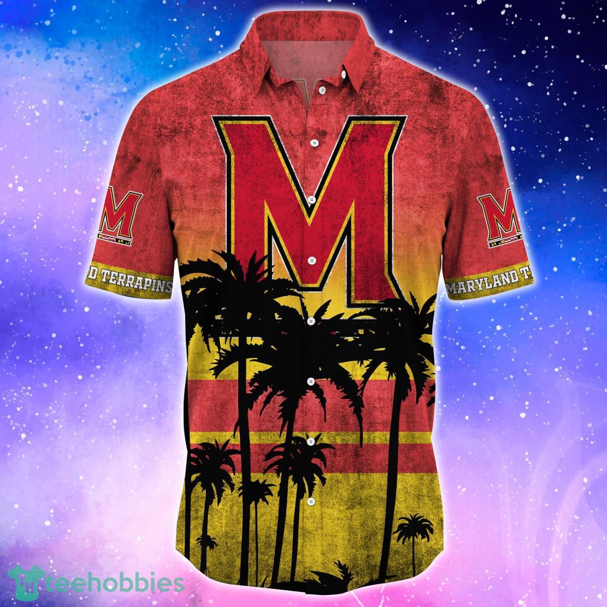 Maryland Terrapins Trending Hawaiian Shirt And Shorts For Fans Product Photo 2
