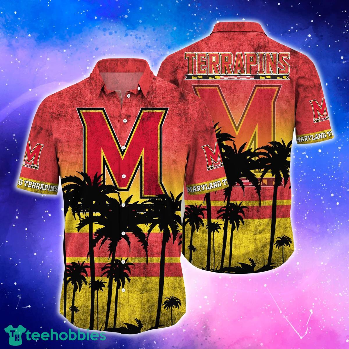 Maryland Terrapins Trending Hawaiian Shirt And Shorts For Fans Product Photo 1
