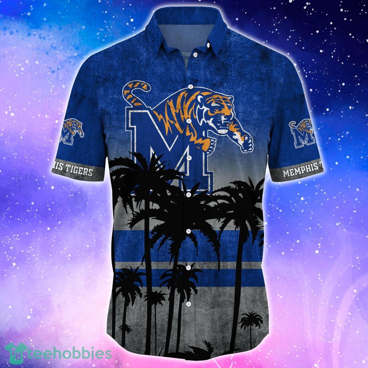 Memphis Tigers Trending Hawaiian Shirt And Shorts For Fans image Memphis Tigers Trending Hawaiian Shirt And Shorts For Fans Product Photo 2
