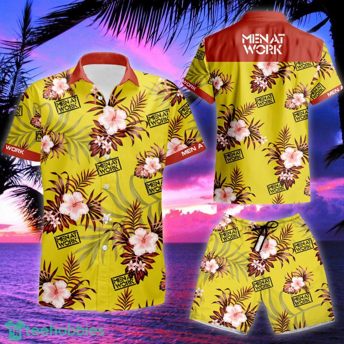 Men At Work Hawaiian Shirt & Short Product Photo 2