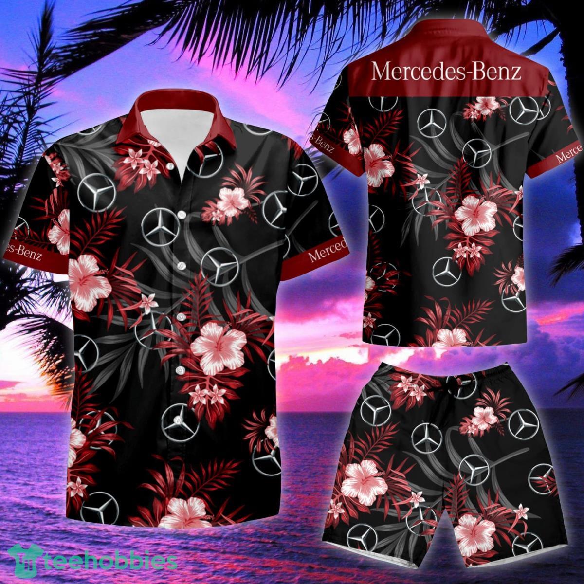 Mercedes Summer Hawaiian Shirt & Short Product Photo 2