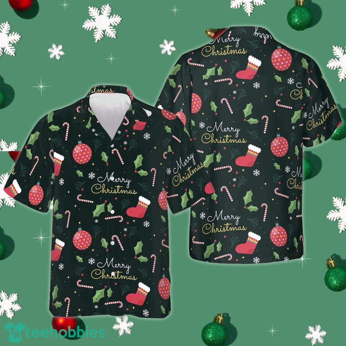 Merry Christmas Hawaiian Shirt Best Button Up Shirt Gifts For Xmas Product Photo 1