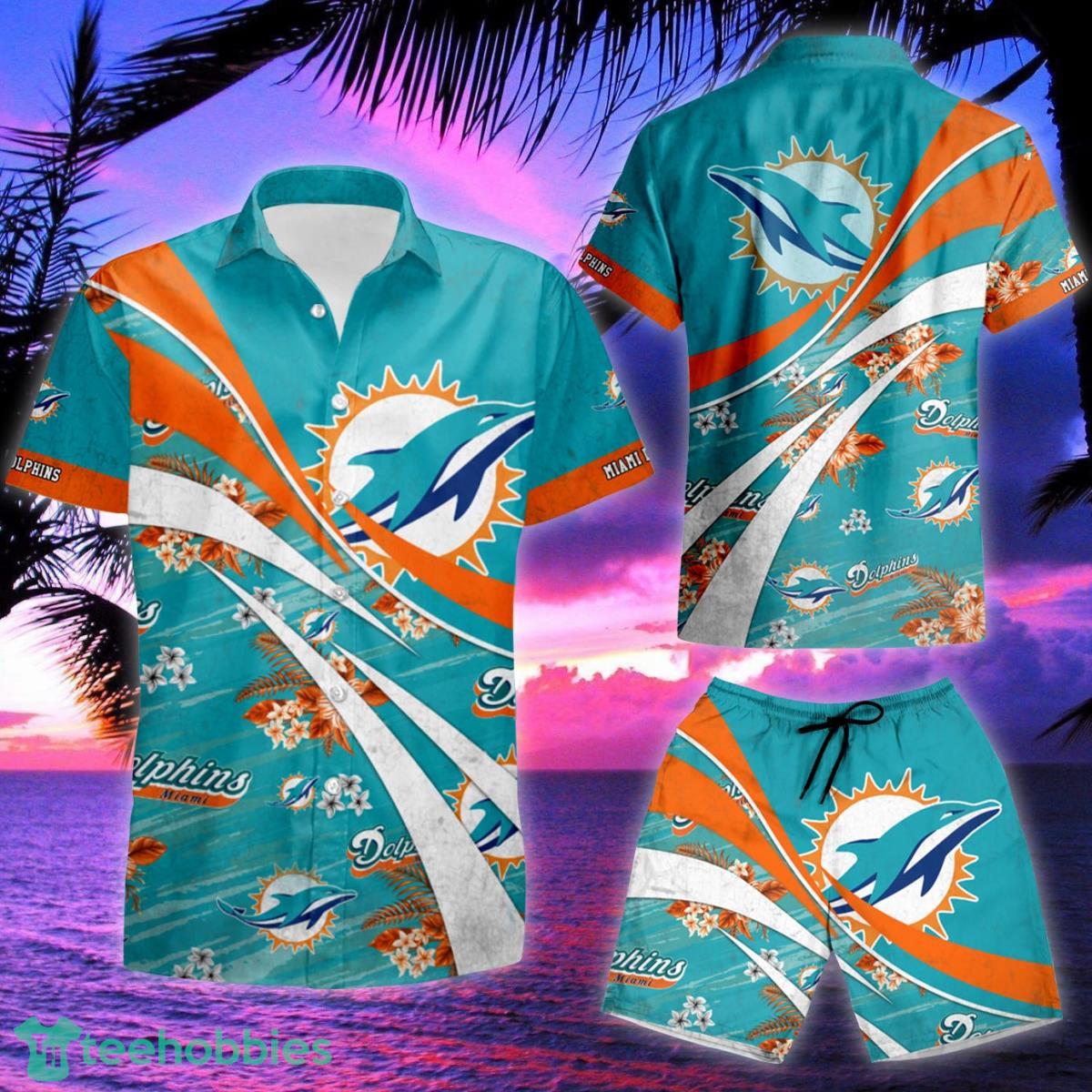 Miami Dolphins Logo 2023 Hawaiian Shirt & Short