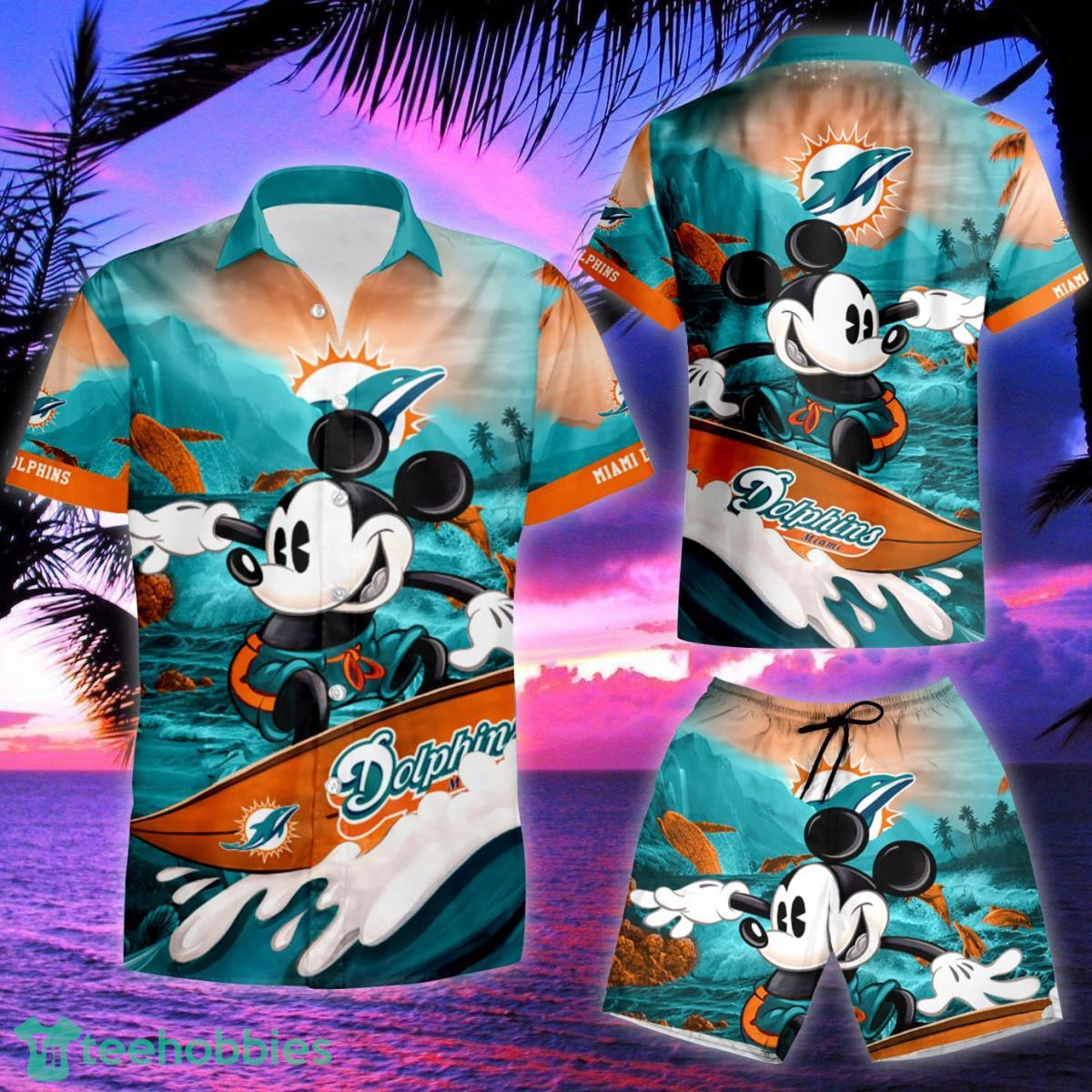 Miami Dolphins Hawaiian Shirt Miami Dolphins Mickey Hawaiian Shirt