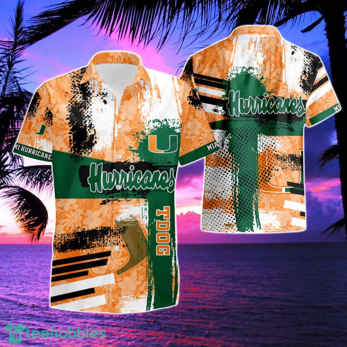 Miami Hurricanes NCAA1 Hawaiian Shirt & Short Product Photo 1