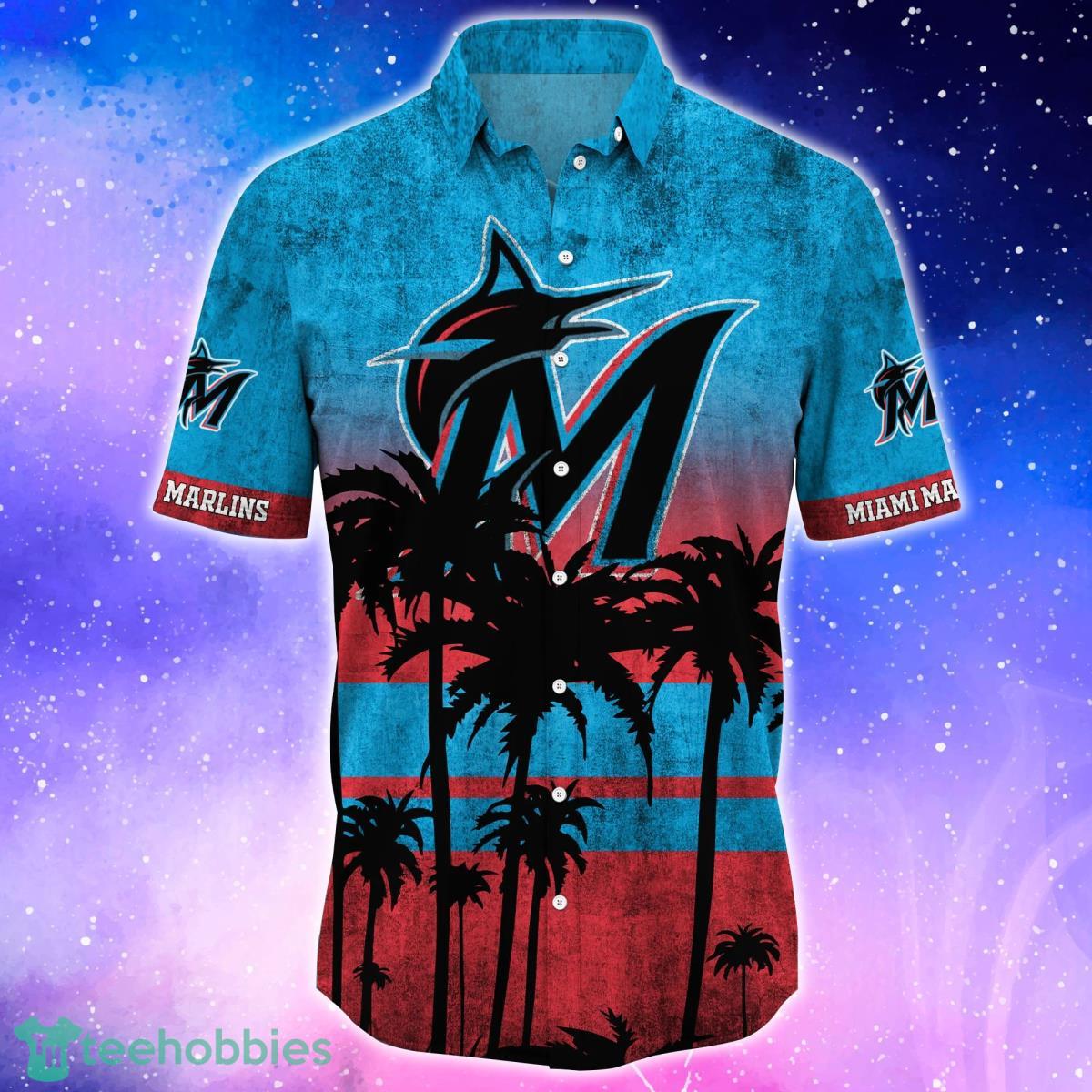 Miami Marlins MLB Trending Hawaiian Shirt And Shorts For Fans Product Photo 2