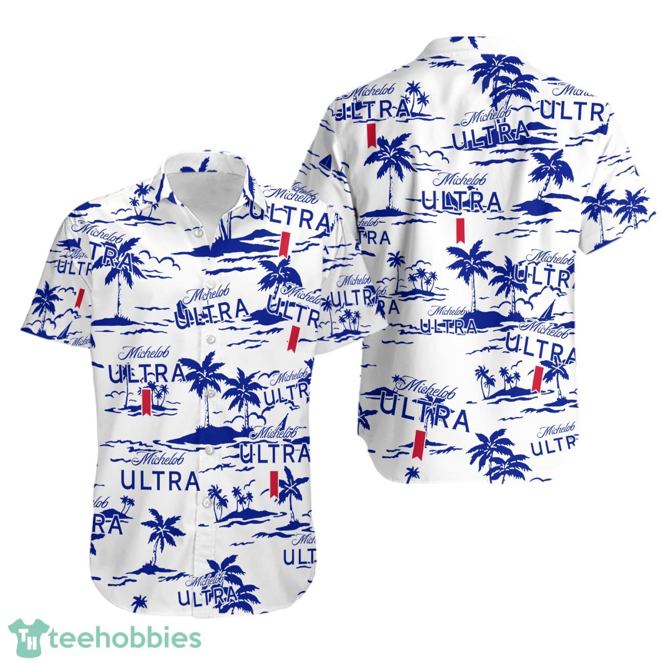Michelob Ultra Hawaiian Beach Pattern Shirt Product Photo 1