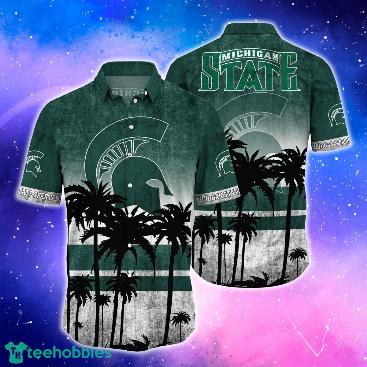 Michigan State Spartans Trending Hawaiian Shirt And Shorts For Fans Product Photo 1