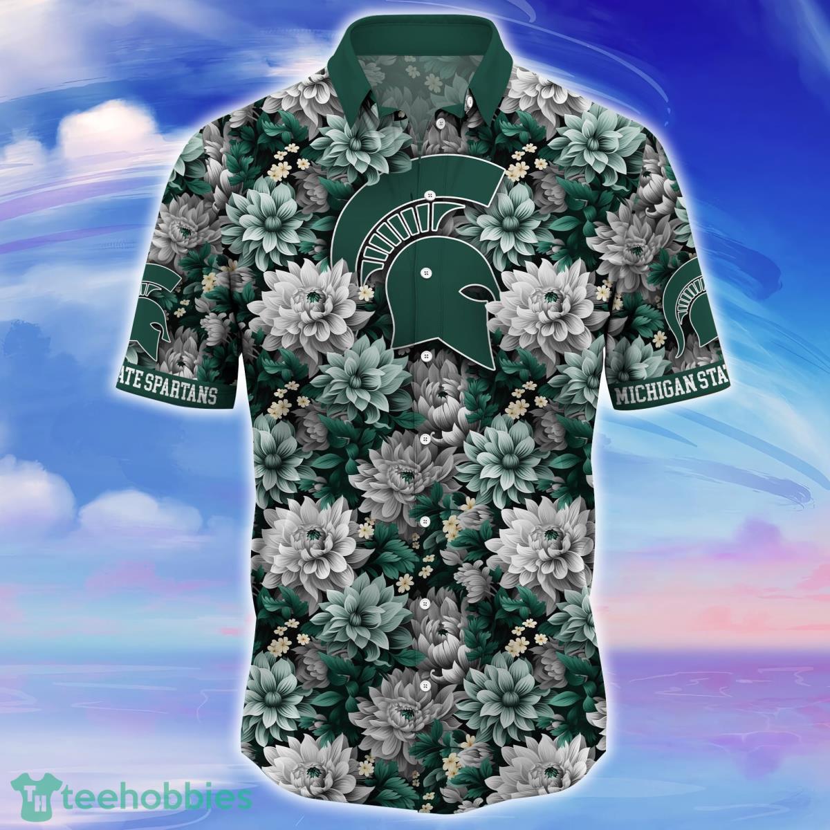 Michigan State Spartans Trending Hawaiian Shirt Great Gift For Fans Product Photo 2