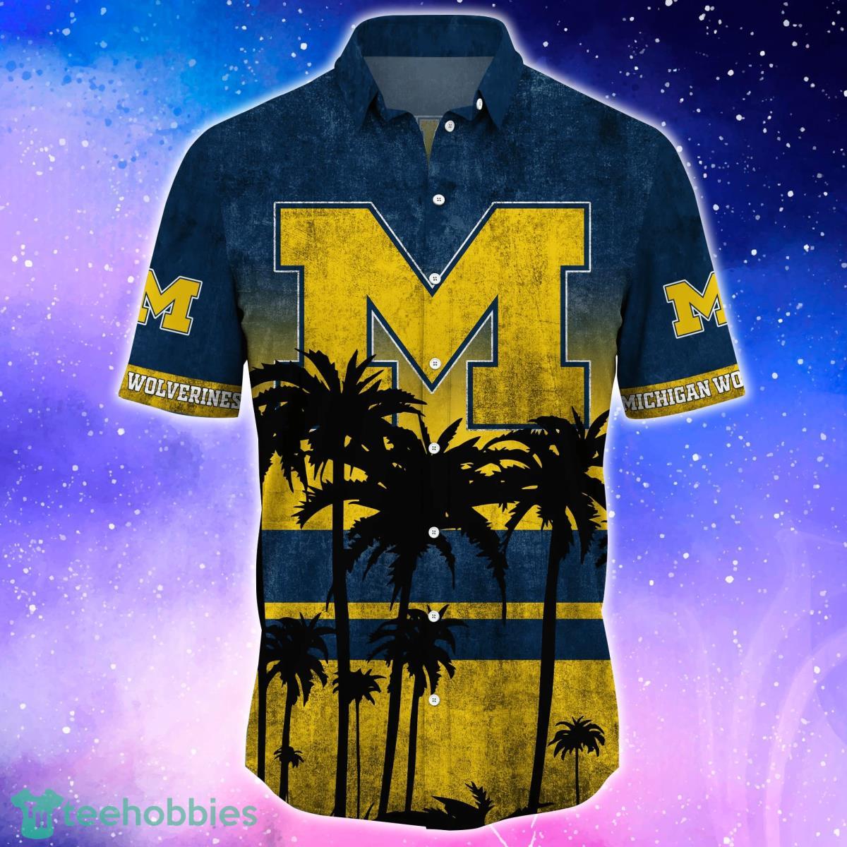 Michigan Wolverines Trending Hawaiian Shirt And Shorts For Fans Product Photo 2