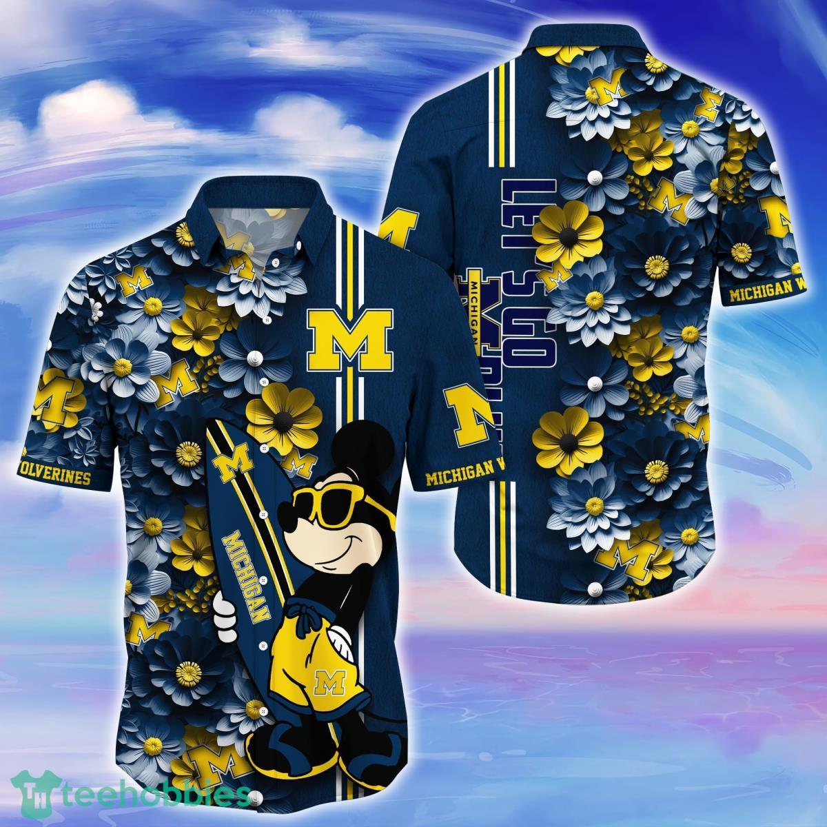 Michigan Wolverines Trending Hawaiian Shirt Best Gift For Fans Product Photo 1
