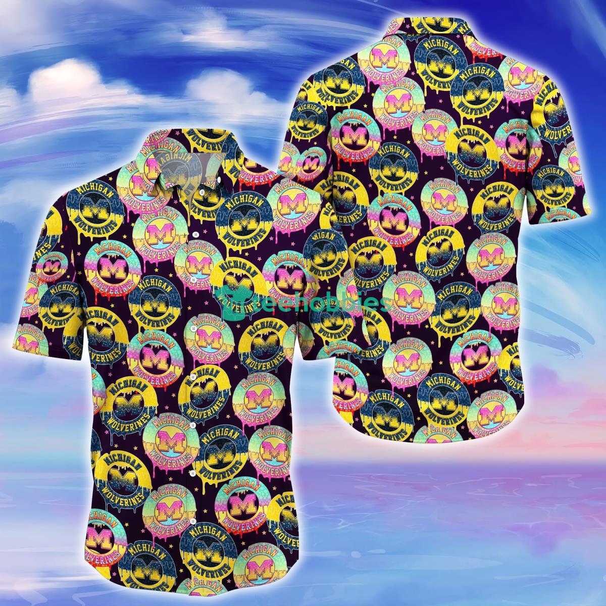 Michigan Wolverines Trending Hawaiian Shirt For Fans Product Photo 1