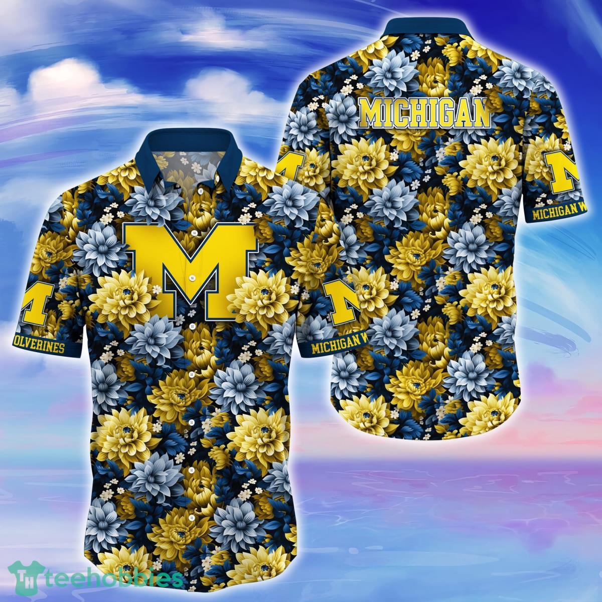 Michigan Wolverines Trending Hawaiian Shirt Great Gift For Fans Product Photo 1