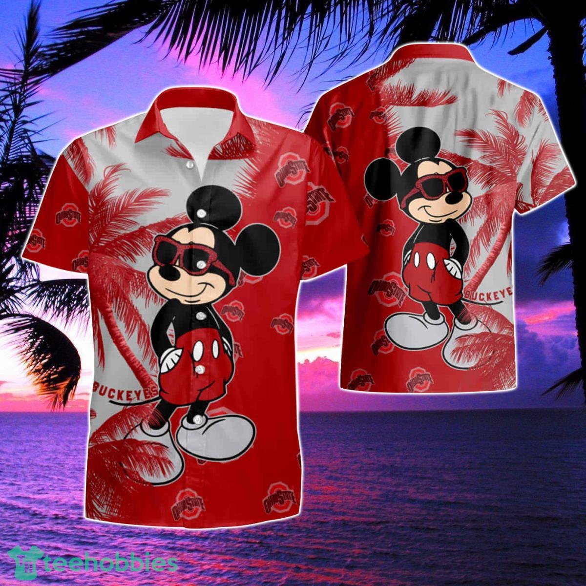 Boston Red Sox Mickey Mouse Hawaii Shirt Summer Button Up Shirt For Men  Women
