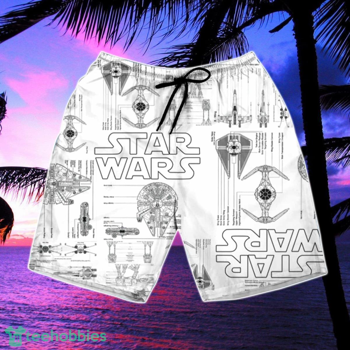 Millennium Falcon Hawaiian Shirt & Short Product Photo 3 Millennium Falcon Hawaiian Shirt & Short Product Photo 3