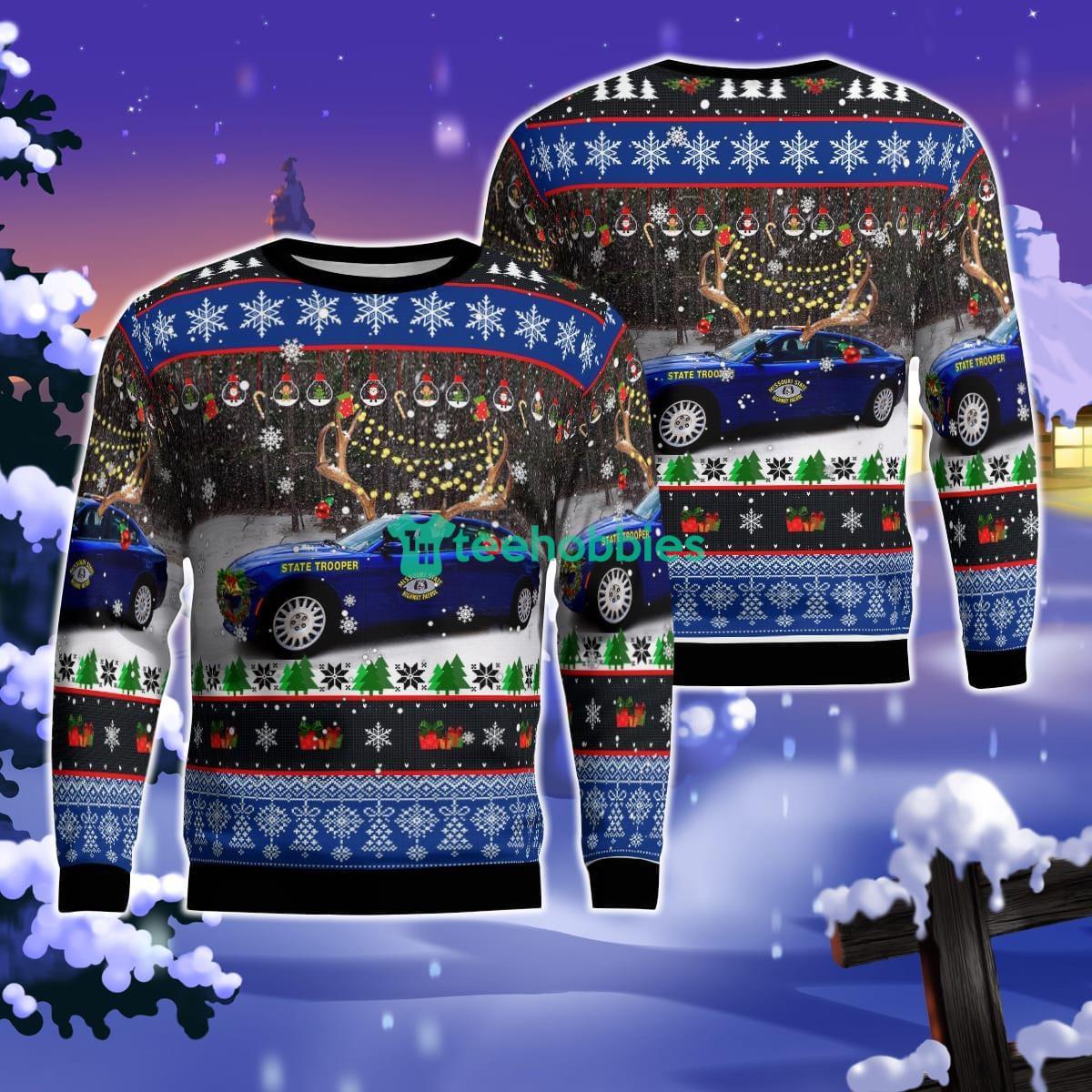 Missouri State Highway Patrol Christmas AOP Ugly Sweater For Men Women Product Photo 1 Missouri State Highway Patrol Christmas AOP Ugly Sweater For Men Women Product Photo 1