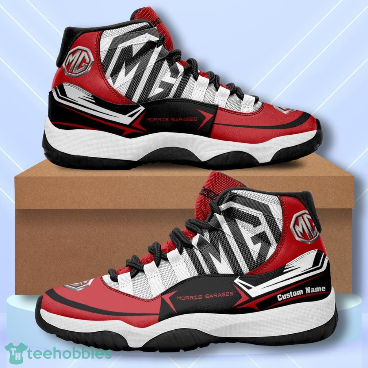 Morris Garages Cars Custom Name Air Jordan 11  Sneakers Vintage Shoes Product Photo 1