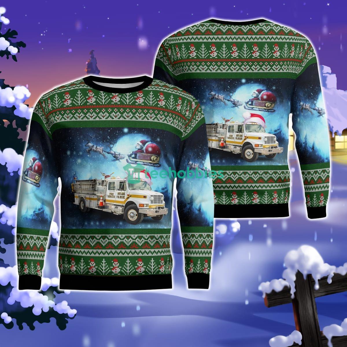 Mt. Carmel Volunteer Fire Department, Wallingford, Kentucky Christmas AOP Ugly Sweater For Men Women Product Photo 1 Mt. Carmel Volunteer Fire Department, Wallingford, Kentucky Christmas AOP Ugly Sweater For Men Women Product Photo 1