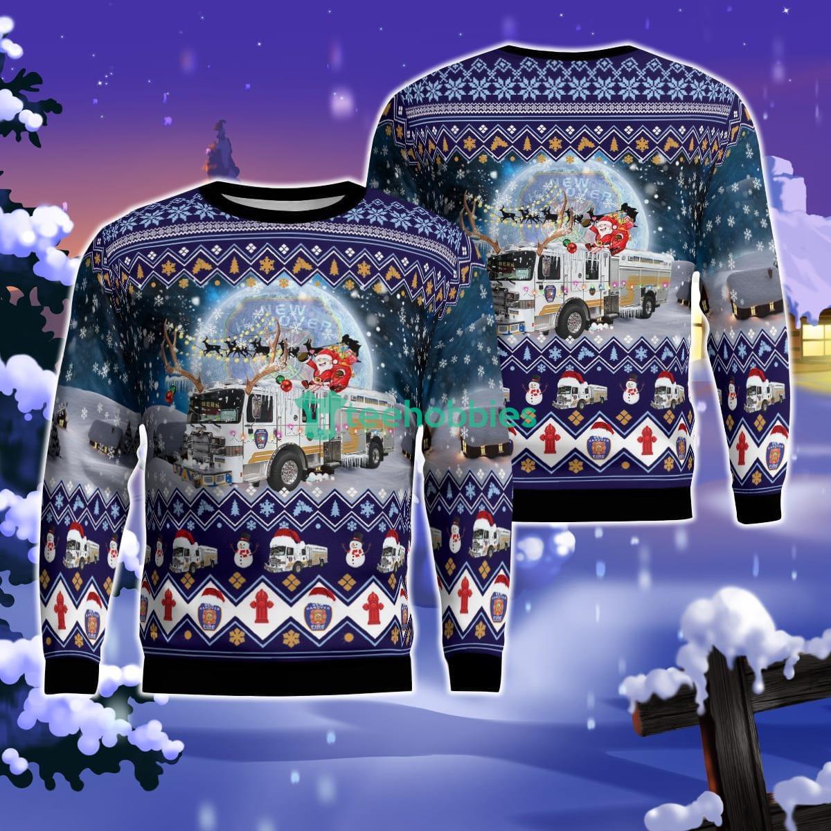 New Hanover County Fire and Rescue Christmas AOP Ugly Sweater For Men Women Product Photo 1 New Hanover County Fire and Rescue Christmas AOP Ugly Sweater For Men Women Product Photo 1