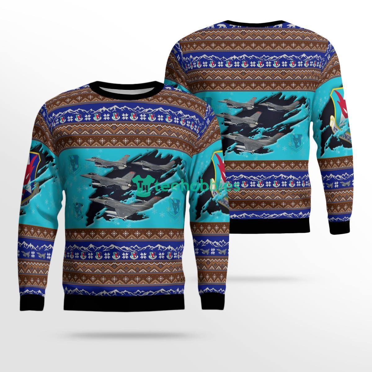 New Jersey Air National Guard 177th Fighter Wing F-16 Fighting Falcons AOP Christmas Ugly Sweater For Men Women Product Photo 1 New Jersey Air National Guard 177th Fighter Wing F-16 Fighting Falcons AOP Christmas Ugly Sweater For Men Women Product Photo 1