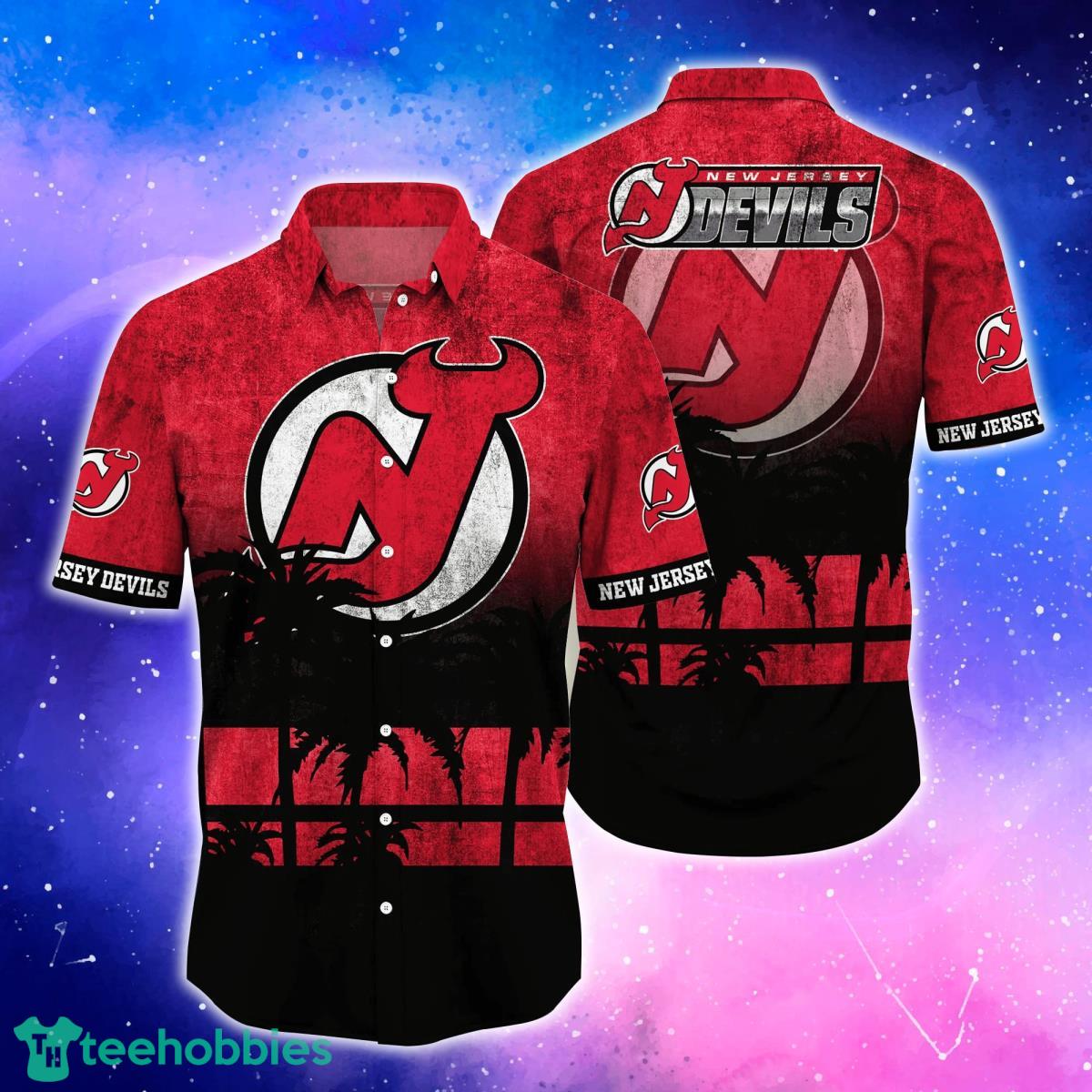 New Jersey Devils NHL Flower Hawaiian Shirt Best Gift For Fans
