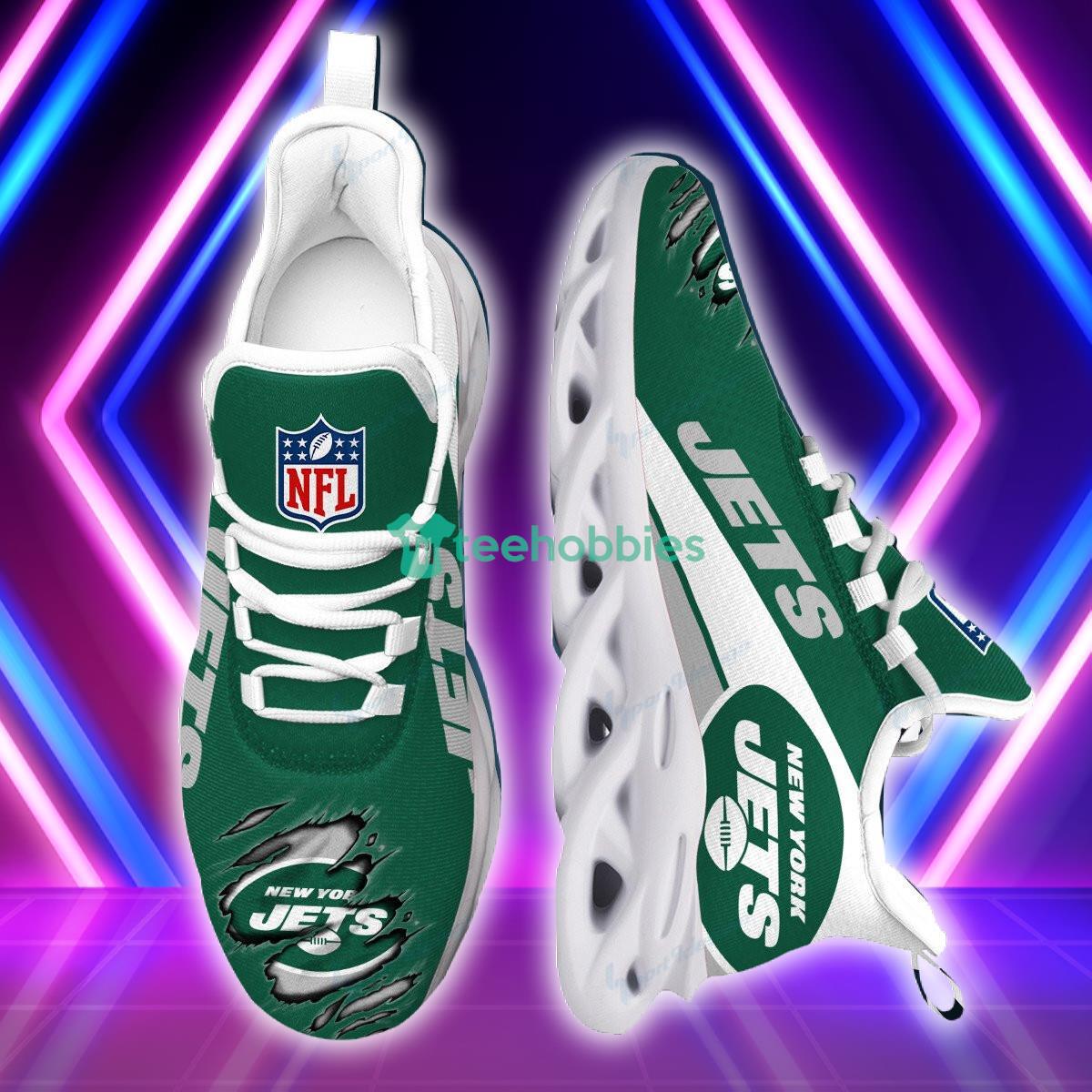 New York Jets Max Soul Shoes New Model Sneakers For Fans Product Photo 2