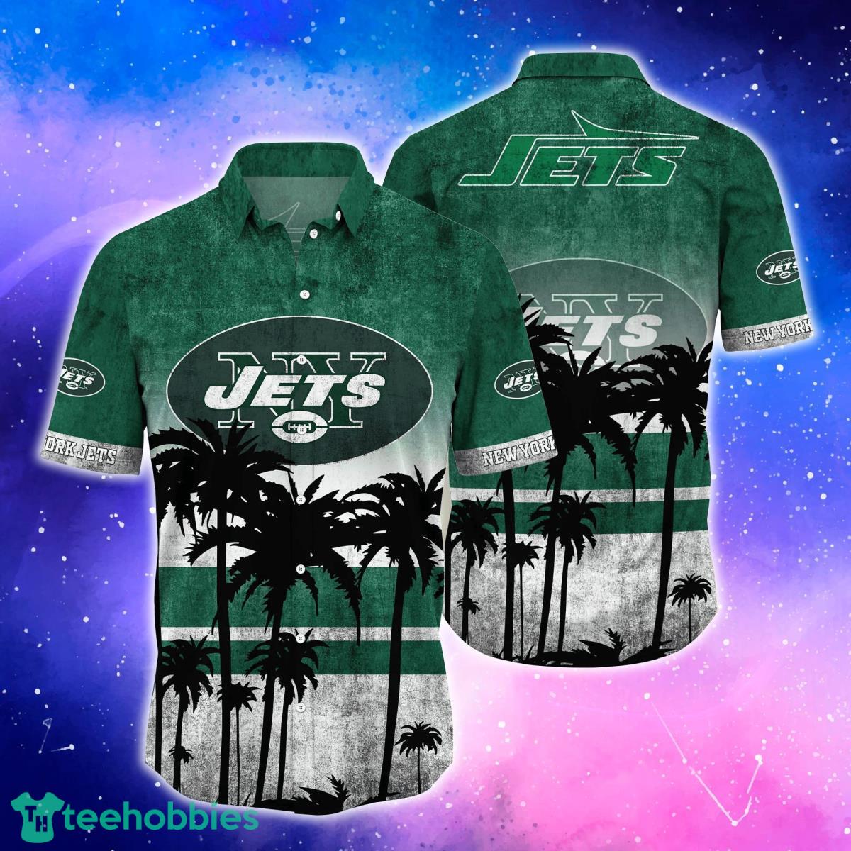 New York Jets Trending Hawaiian Shirt And Shorts For Fans Product Photo 1