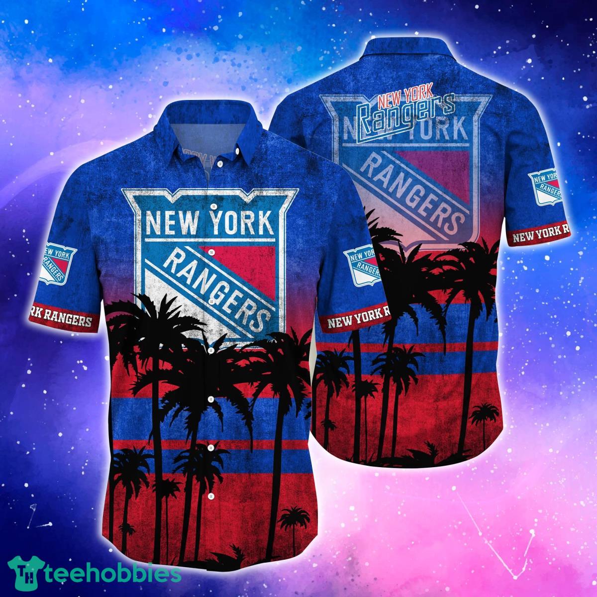 New York Rangers NHL Flower Hawaiian Shirt Great Gift For Fans