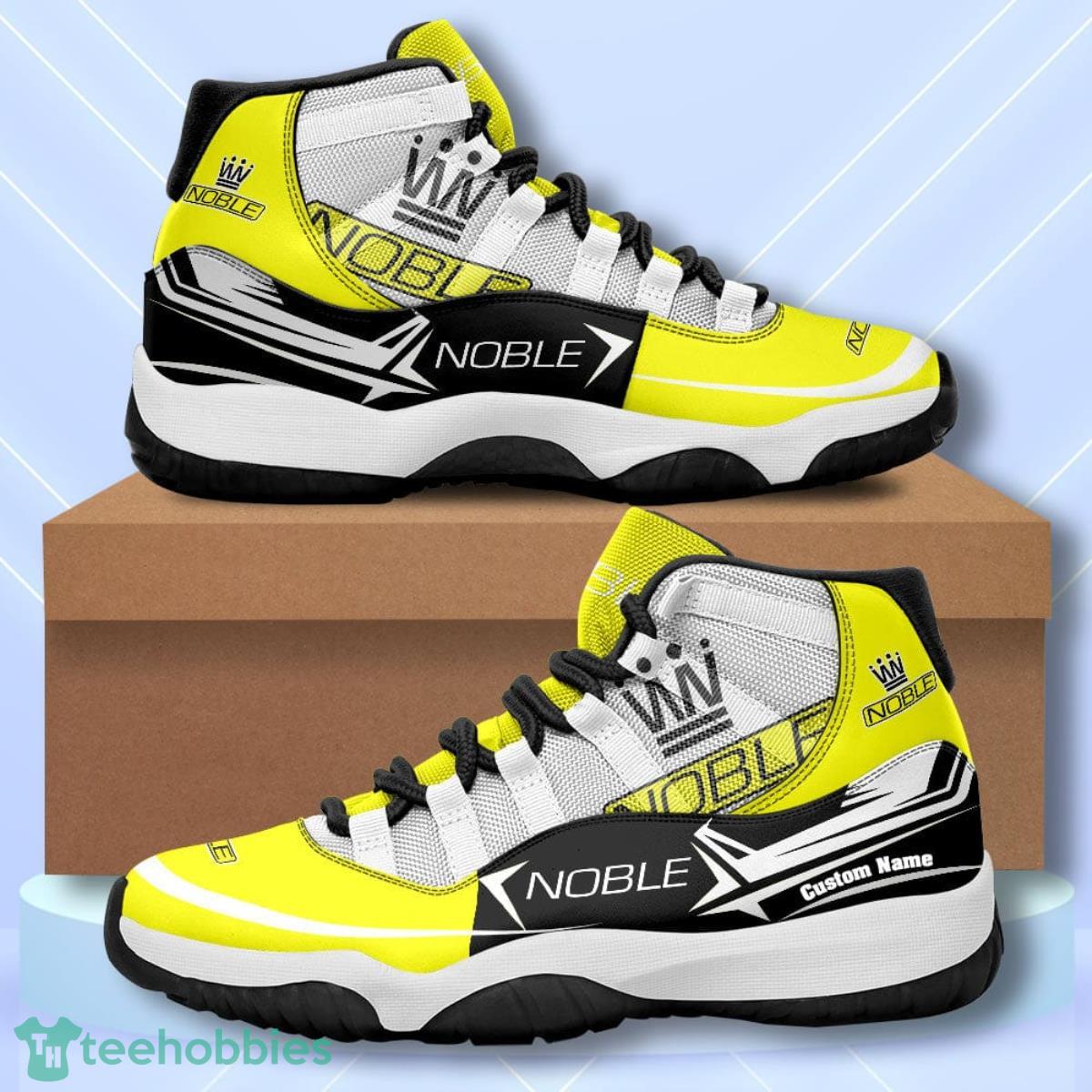 Noble Custom Name Air Jordan 11  Sneakers Vintage Shoes Product Photo 1