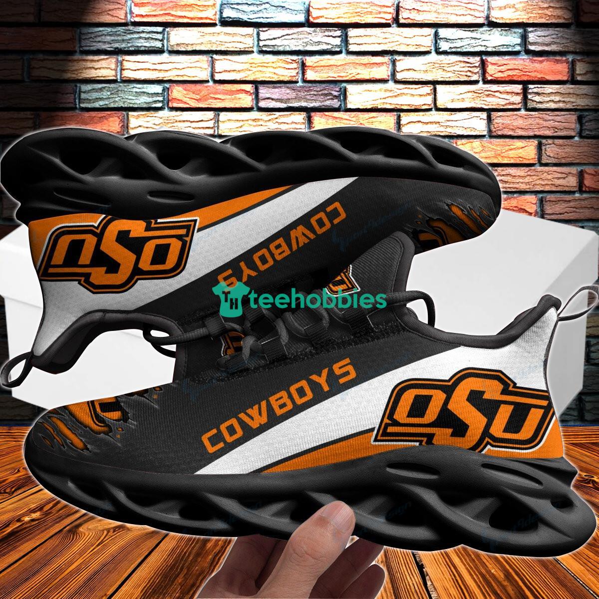 Oklahoma State Cowboys Max Soul Shoes New Model Sneakers For Fans Product Photo 3 Oklahoma State Cowboys Max Soul Shoes New Model Sneakers For Fans Product Photo 3