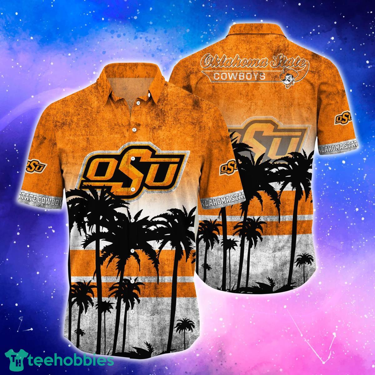 Oklahoma State Cowboys Trending Hawaiian Shirt And Shorts For Fans Product Photo 1