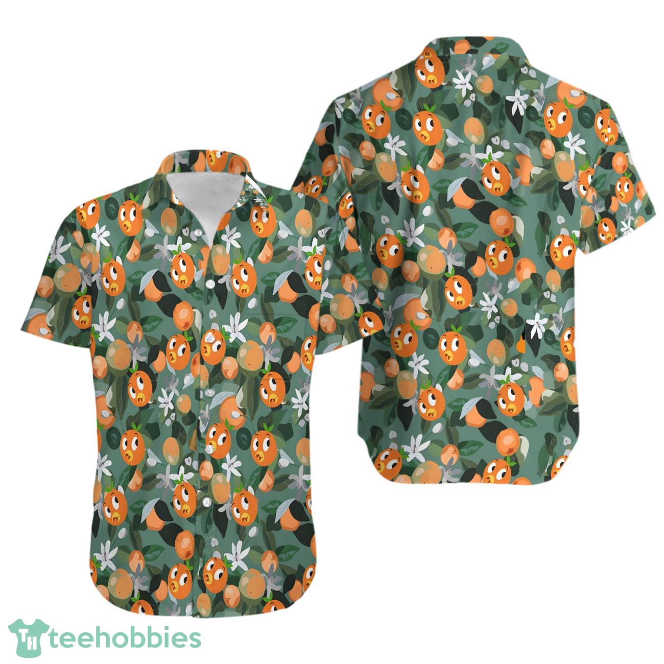 Orange Bird Disney Hawaiian Shirt Product Photo 1