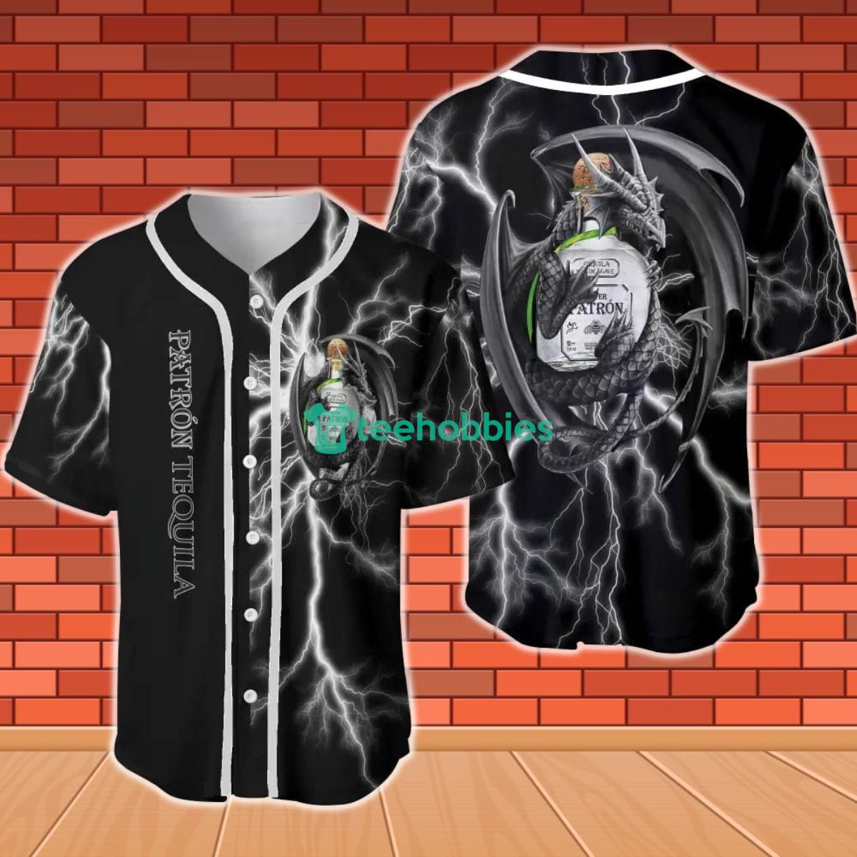 Patron Tequila Dragon Thunder Baseball Jersey Product Photo 1