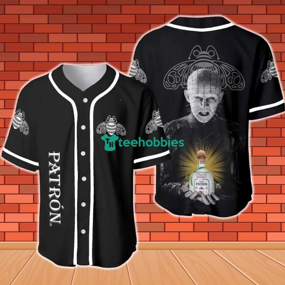 Patron Tequila Hellraiser Horror Baseball Jersey Product Photo 1
