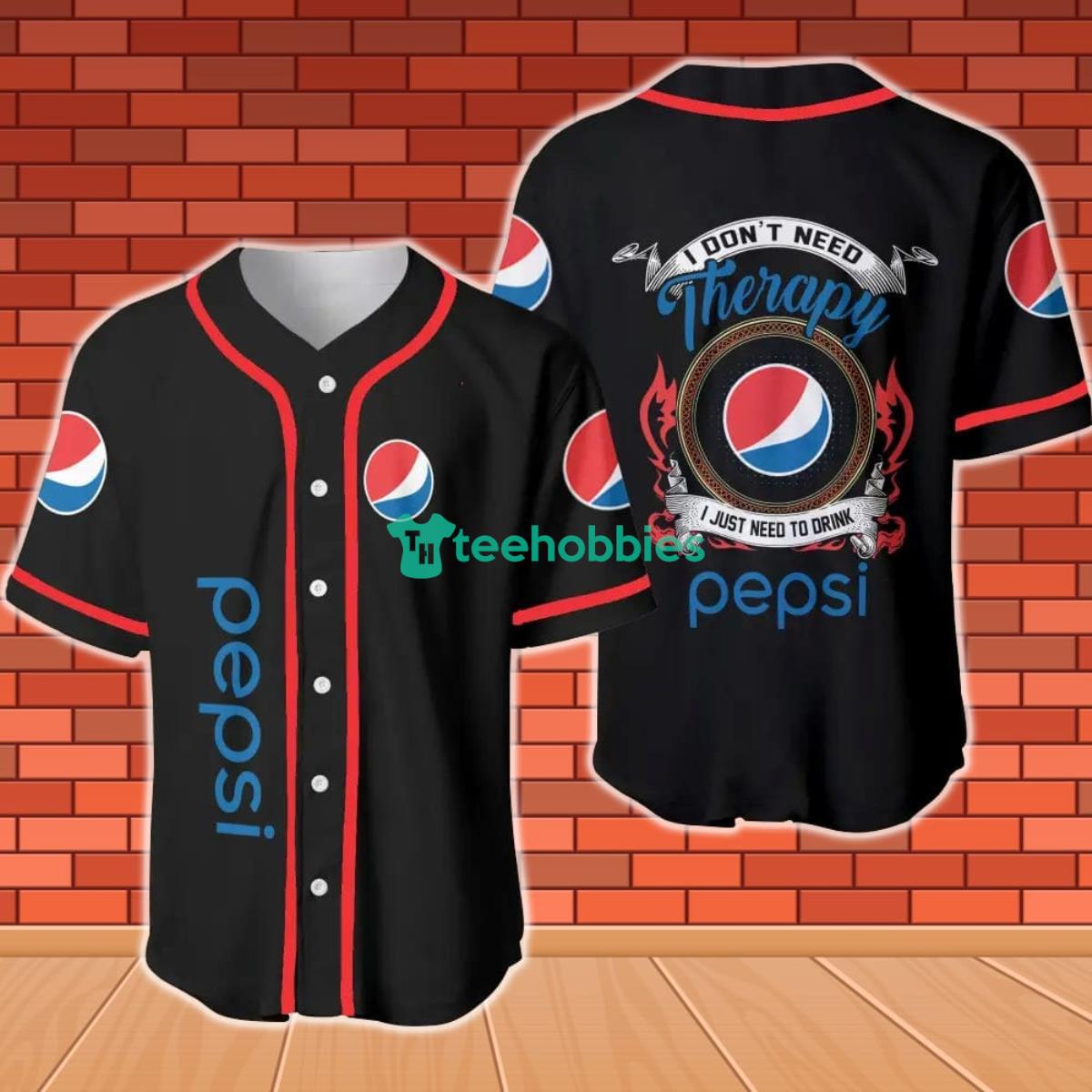 Pepsi Therapy Baseball Jersey Product Photo 1 Pepsi Therapy Baseball Jersey Product Photo 1