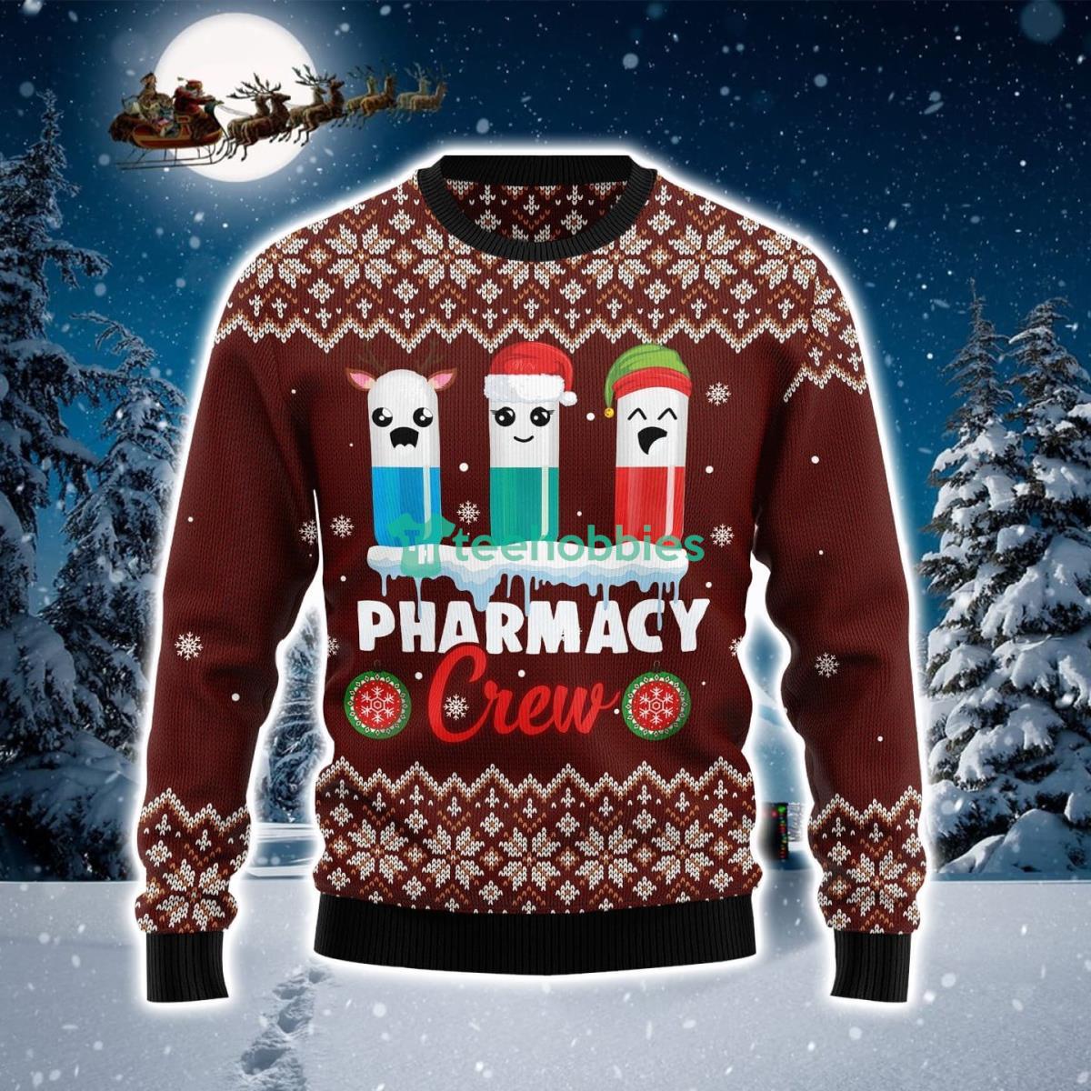 Pharmacy Crew Ugly Christmas Sweater