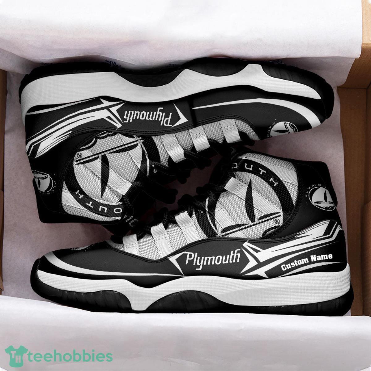 Plymouth Custom Name Air Jordan 11  Sneakers Vintage Shoes Product Photo 2