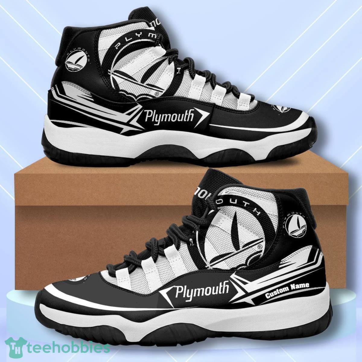 Plymouth Custom Name Air Jordan 11  Sneakers Vintage Shoes Product Photo 1