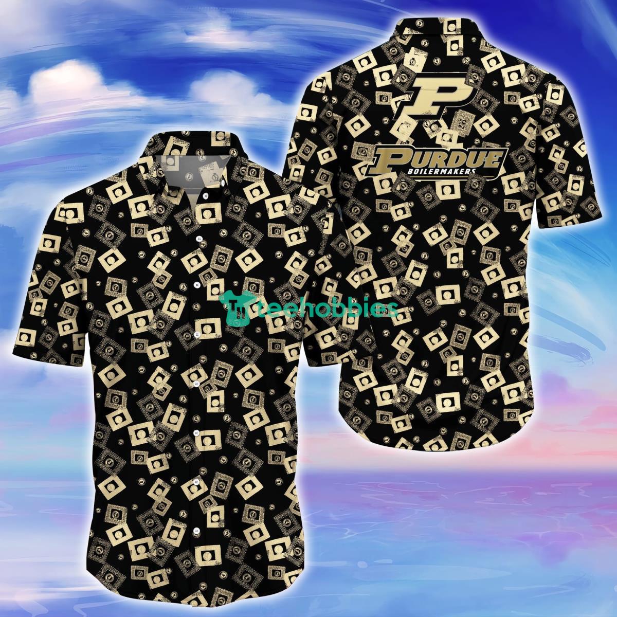 Purdue Boilermakers Trending Hawaiian Shirt Gift For Men Women Fans Product Photo 1