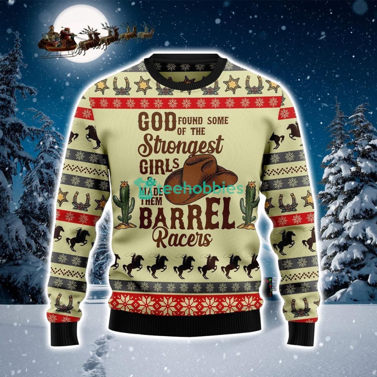 Rodeo Girl Ugly Christmas Sweater Product Photo 1