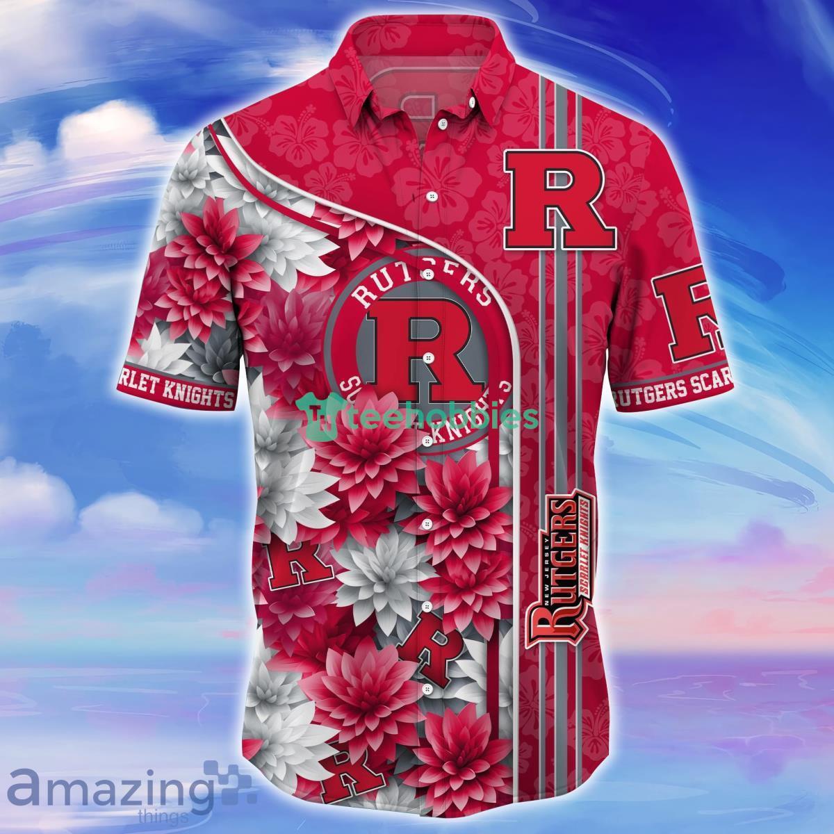 Rutgers Scarlet Knights Hawaiian Shirt For Fans Product Photo 2
