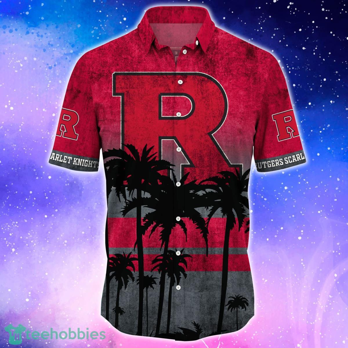 Rutgers Scarlet Knights Trending Hawaiian Shirt And Shorts For Fans Product Photo 2